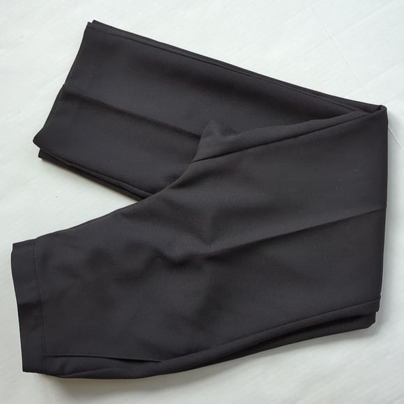 NEW Alfred Dunner Stretch Waist Trouser Pants 10 Black - Picture 1 of 16